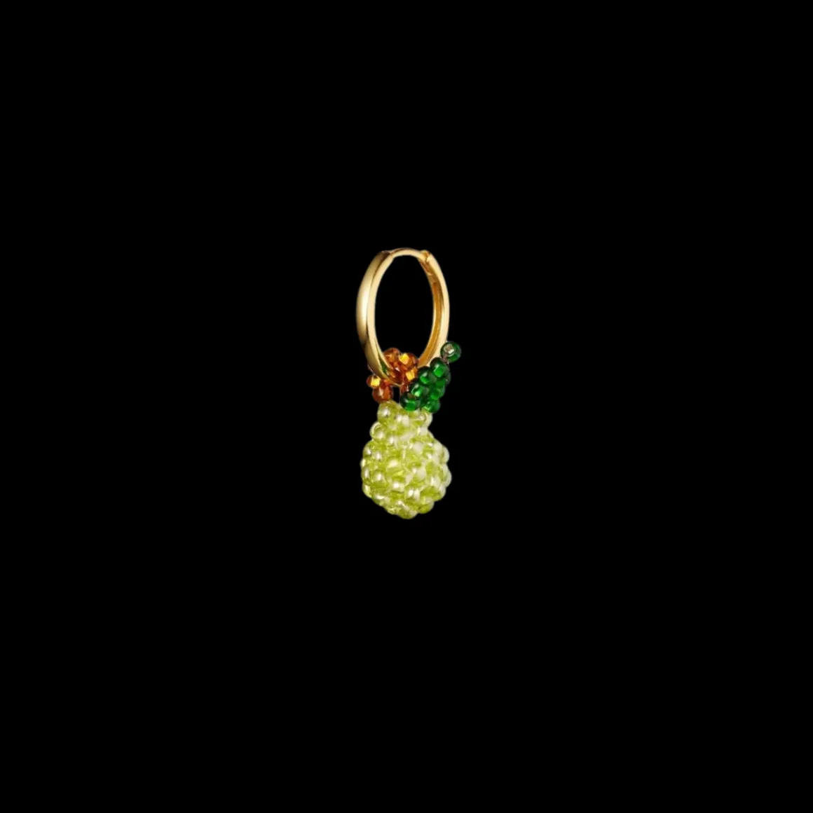 Pura Utz Ørering Beaded Mini Earring Hinge Hoop