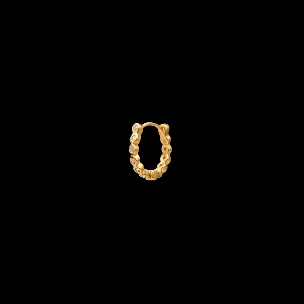 Pura Utz Zircon Hoop